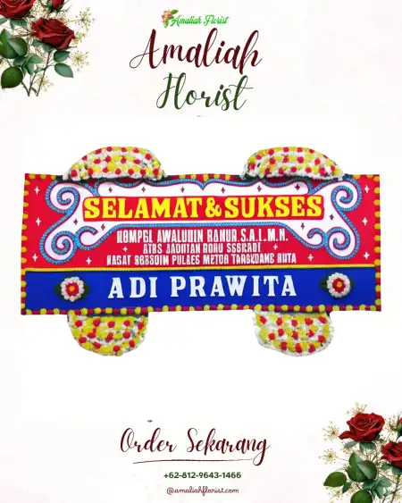 Papan Bunga Ucapan Selamat Abianbase